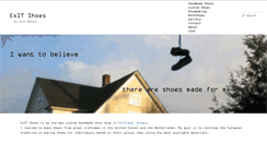 Desktop Screenshot of exitshoes.com
